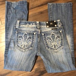 Miss me jeans fleur de lis